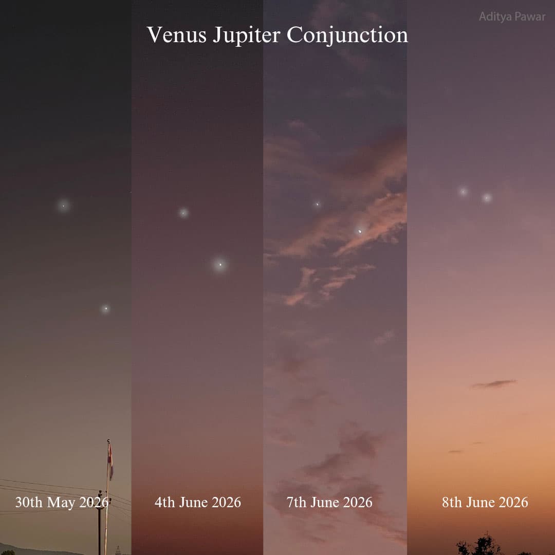 NASA obrázek dne: 10 dní Venuše a Jupitera