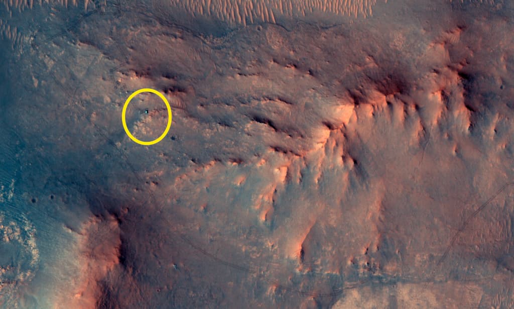 NASA obrázek dne: Marsovský maraton s roverem Perseverance