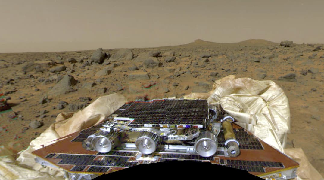 NASA obrázek dne: Pathfinder na Marsu