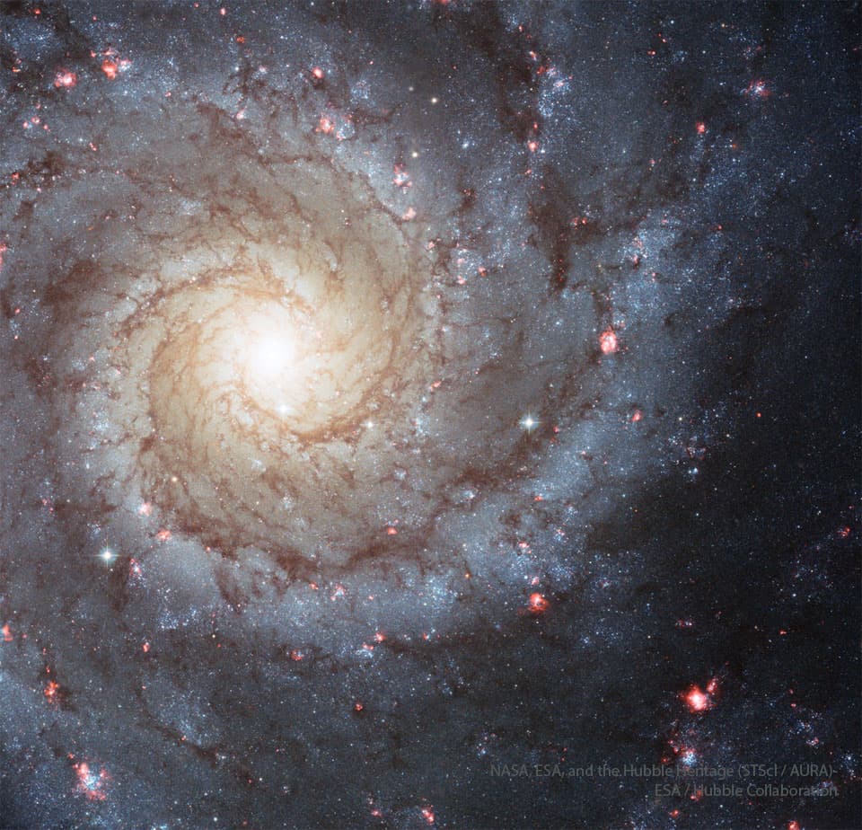 NASA obrázek dne: M74: Spirála z pořadu „Velký design“