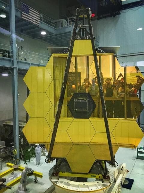 Webb / JWST: Představen vesmírný dalekohled Jamese Webba